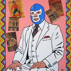Blue Demon de pascal benoit lucha libre 