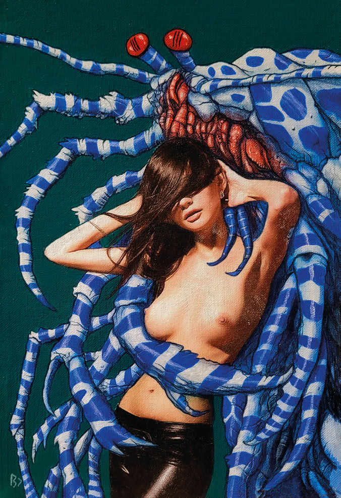 Transfert photo et peinture acrylique 